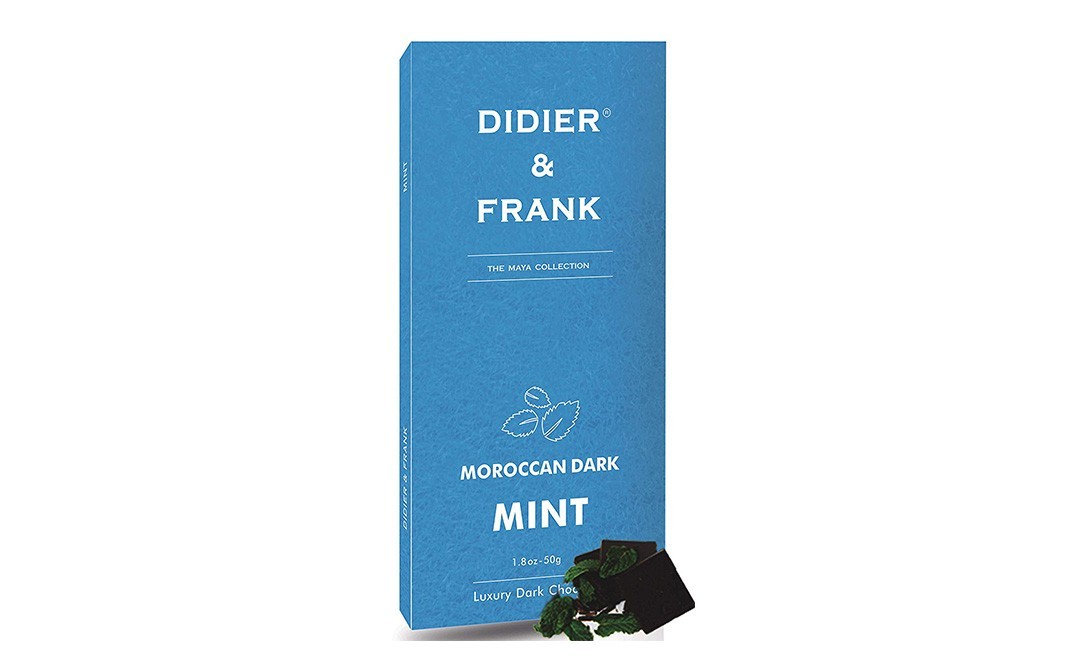 Didier & Frank Moroccan Dark Mint Chocolate    Box  50 grams